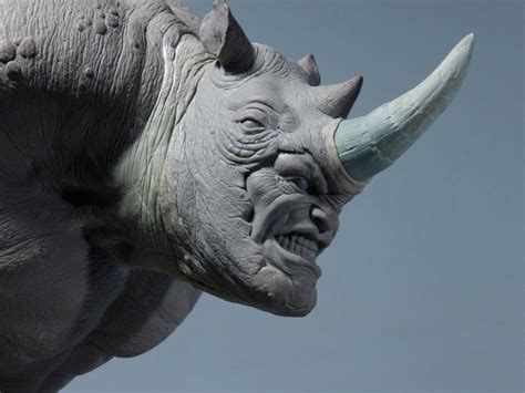 Rhino Sculpture 5 by loqura on DeviantArt