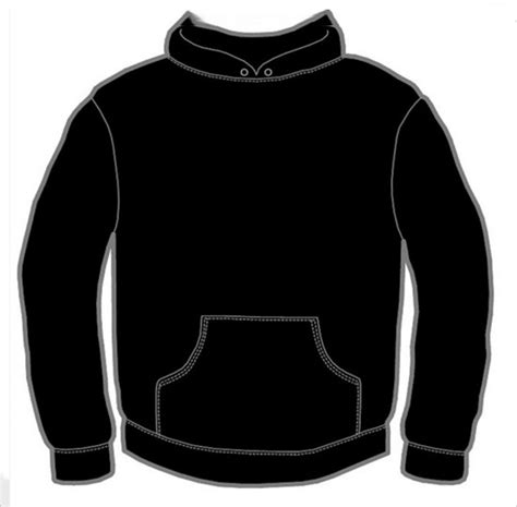 Hoodie Blank Template Psd - ClipArt Best