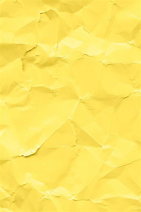 Yellow wrinkled paper pattern background | free image by rawpixel.com ...