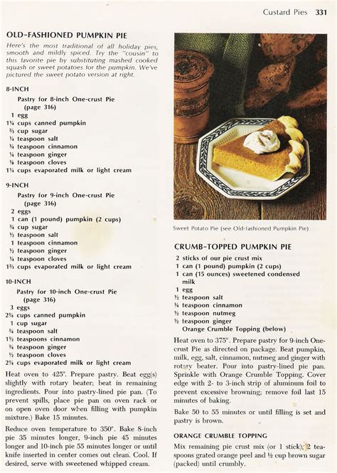 Betty Crocker Pumpkin Pie Recipe, Betty Crocker Recipes, Thanksgiving ...