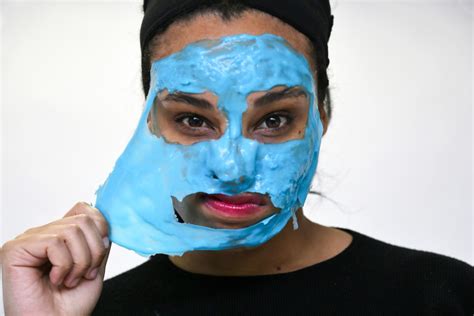 We Tried 7 Satisfyingly Weird Peel-Off Face Masks - Fashionista