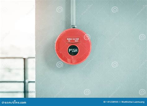 Red Fire Alarm Button on Wall Stock Image - Image of sign, system ...