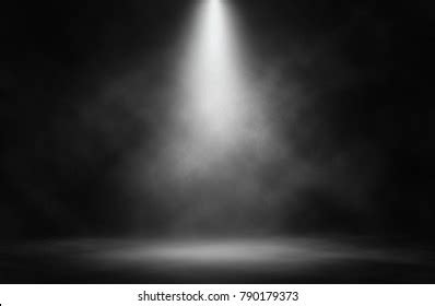 Abstract Dark Background Spotlight Smoke Stage Stock Illustration ...