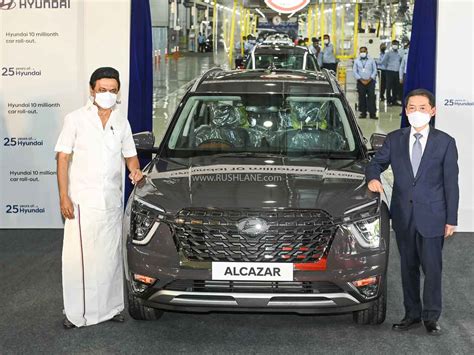 Hyundai Alcazar Becomes Car No 1 Crore To Roll Out Of India Plant