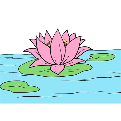 How to Draw a Lotus Flower - Really Easy Drawing Tutorial