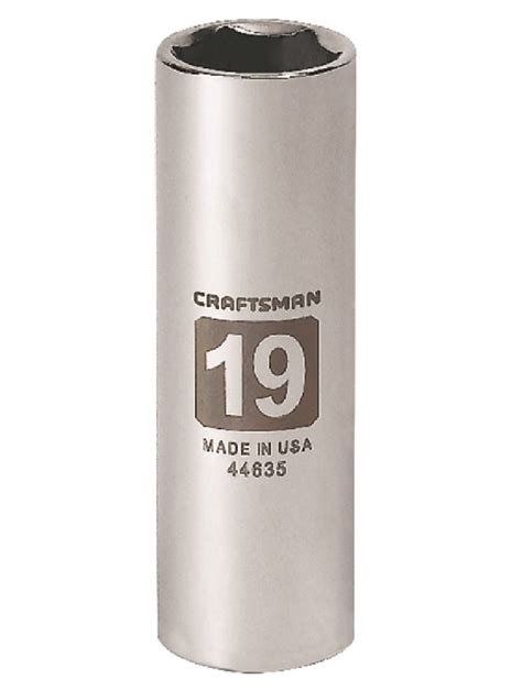 Craftsman Craftsman CMMT44635 Metric Deep Socket, 1/2 Inch Drive ...