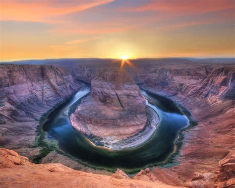 Horseshoe Bend Sunset Photograph by Lori Deiter - Pixels