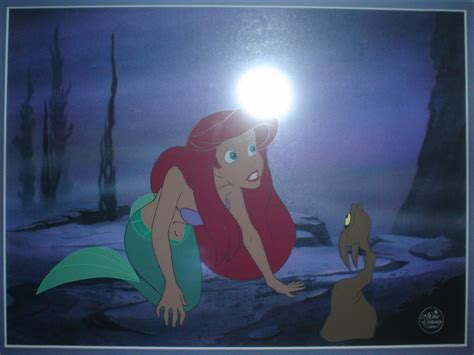 Little Mermaid Production Cels: "You Monster!"