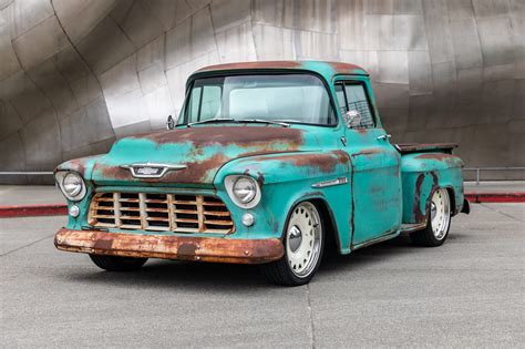 350-Powered 1955 Chevrolet 3100 Big Window Pickup for sale on BaT ...