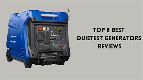 Best Quietest Generators (Reviewed And Tested)