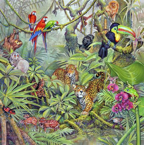 Jungle Painting by Tim Knepp