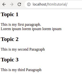 Paragraph in html tag - CreatesWowTech