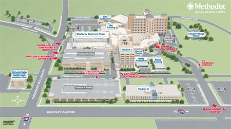 Methodist Hospital Campus Map Dallas Map | Images and Photos finder