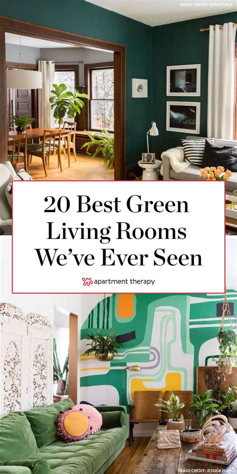 The 22 Best Green Living Room Ideas You'll Love