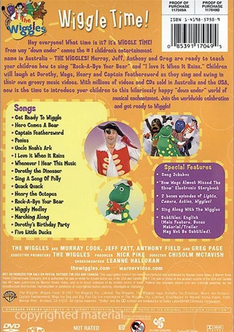 Wiggles, The: Wiggle Time (DVD) | DVD Empire