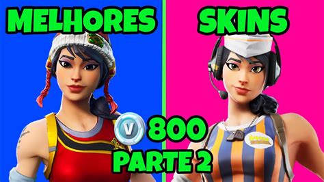 🏆TOP 10 MELHORES SKINS DE 800 V-BUCKS: SKINS MAIS BONITAS DE 800 V ...