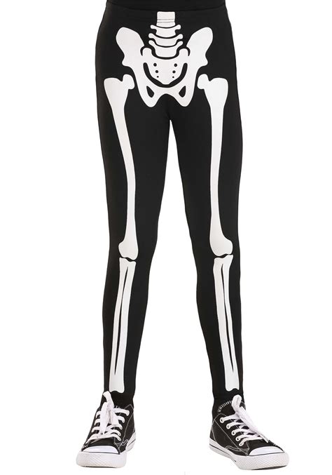 Kid's Skeleton Leggings | Costume Halloween Apparel