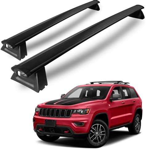 Roof Rack Cross Bars Fit for 2011-2021 Jeep Grand Cherokee with Grooved ...