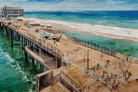 Flagler Beach Pier · Creative Fabrica