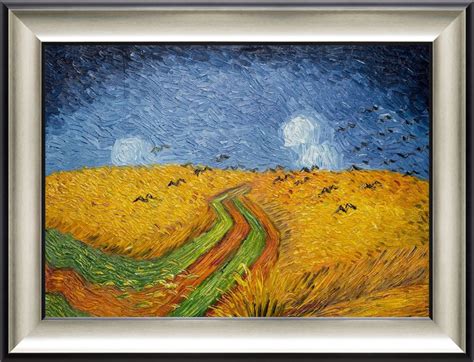 Wheatfield with Crows | Oil painting reproductions, Painting, Painting ...