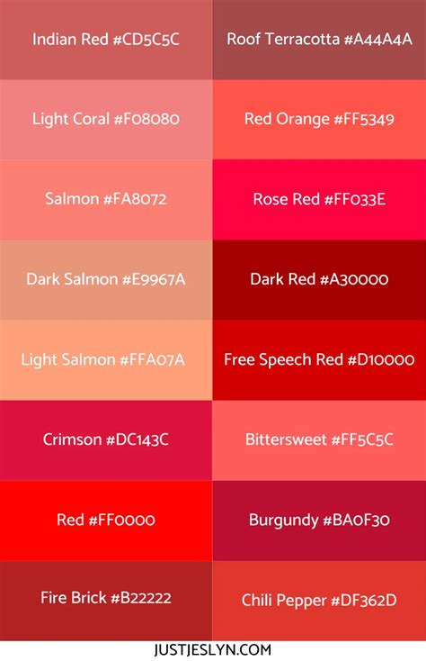 Names for Colors: 160 Ideas To Inspire Your Next Project (With Hex Codes!)