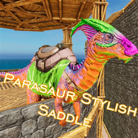 Stylish Parasaur Saddle (alpha X Play) - Ark Survival Ascended Mods ...