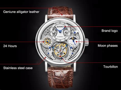 Customizable Luxury Tourbillon Watches Automatic Movement Mechanical ...