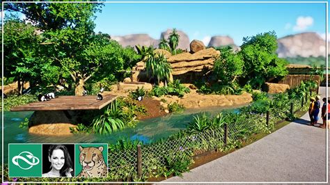 🐆 Designing a Black-and-White Ruffed Lemur Island Habitat in Abuya Zoo ...