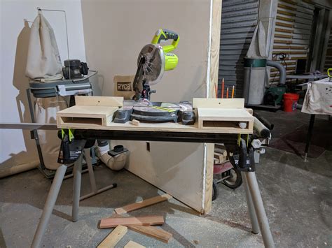 Trim miter saw stand upgrade - RYOBI Nation Projects