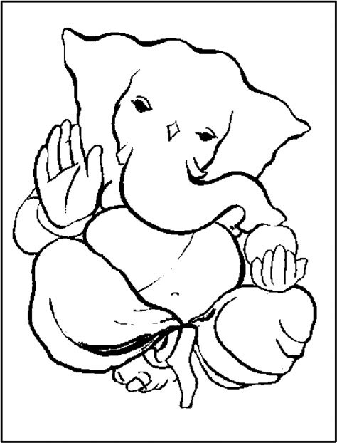 Ganesh Cartoon Drawing Quick Ganesha Coloring Pages Bal Ganesh ...