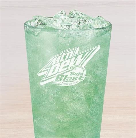 Taco Bell Mountain Dew Baja Blast Nutrition Facts