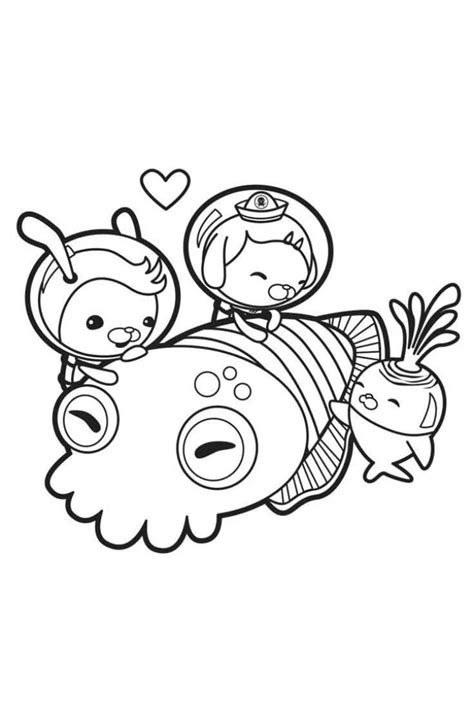 octonauts captain barnacles coloring pages in 2022 | Cartoon coloring ...