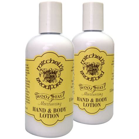 Mitchell's Wool Fat 150ml LANOLIN HAND & BODY LOTION TWIN PACK | eBay