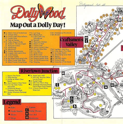 Dollywood Printable Map - Printable Word Searches