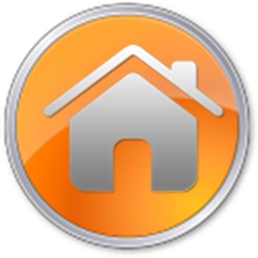 Home - Orange Home Icon Png - (368x368) Png Clipart Download