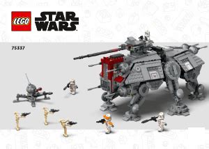 Manual Lego set 75337 Star Wars AT-TE Walker