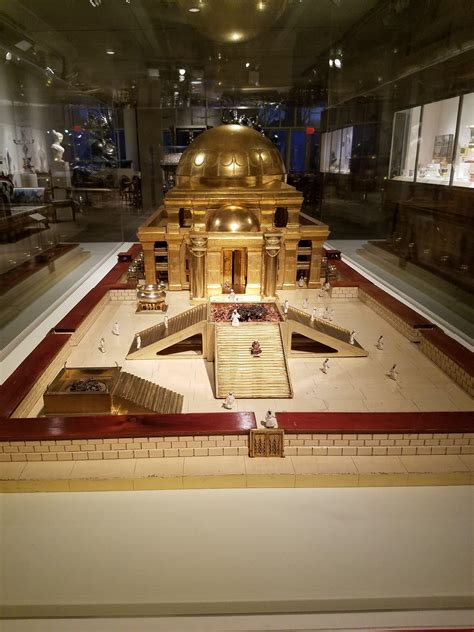 Architectural model of King Solomon's Temple in Jerusalem. From a ...