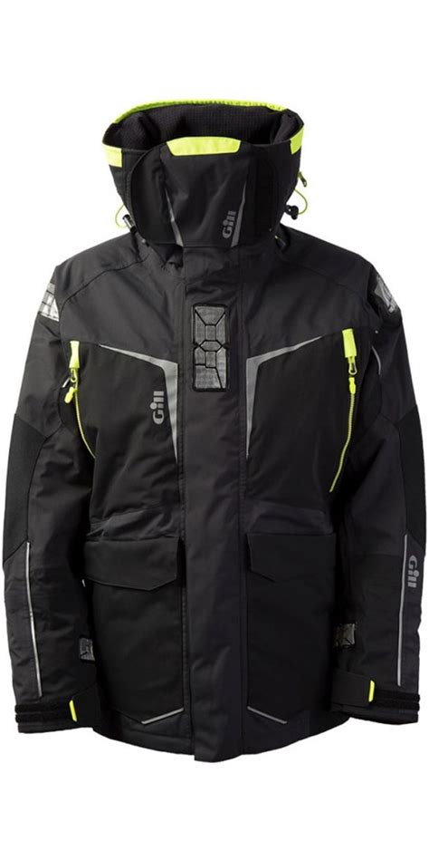 2018 Gill Mens Os1 Offshore Ocean Jacket Graphite Os12j - Os12j - All ...