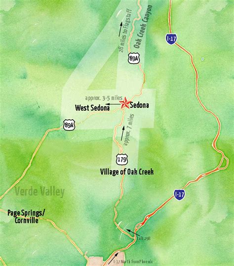 Sedona Area Map