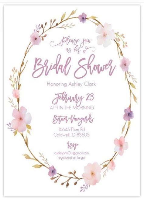 13 Bridal Shower Templates That You Won't Believe Are Free: Free ...