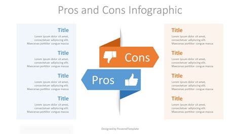 Pros and Cons Infographic - Free Presentation Template for Google ...