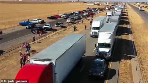 MAGA truck convoy called 'Army of God' heads to southern border as ...