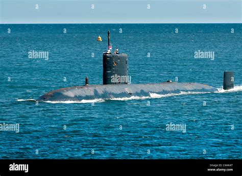 The Trafalgar class nuclear submarine HMS Turbulent Stock Photo - Alamy