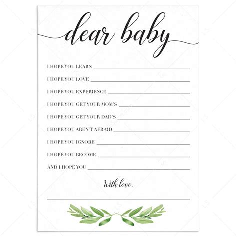 Printable Baby Shower Games Templates | LittleSizzle