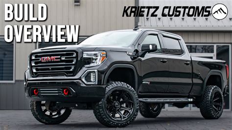 BUILD OVERVIEW: Lifted 2019 GMC Sierra 1500 AT4 | 4 Inch Rough Country ...