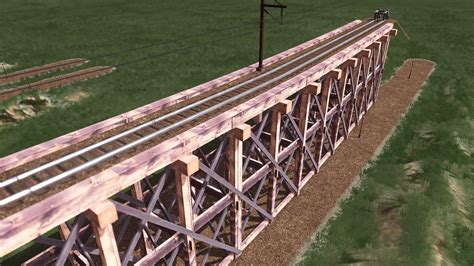 Custom wooden rail bridge (as easy as possible) : r/CitiesSkylines