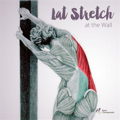 Lat #Stretch at the Wall Targeted muscles: Latissimus Dorsi. In a ...