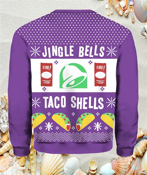 Taco Bell Taco Shells Christmas Sweater - Nouvette