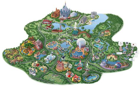 Disney Springs™ Area Map at Disney Springs Resort Area Hotels located ...