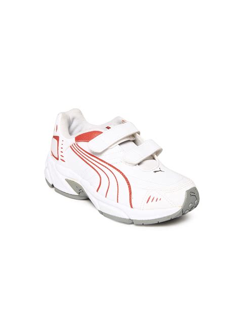 Buy Puma Kids White Sports Shoes - Sports Shoes for Unisex Kids 214366 ...